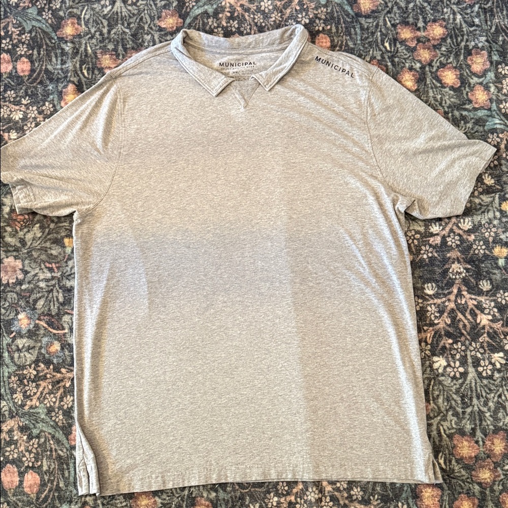 Municipal Gray Polo Shirt